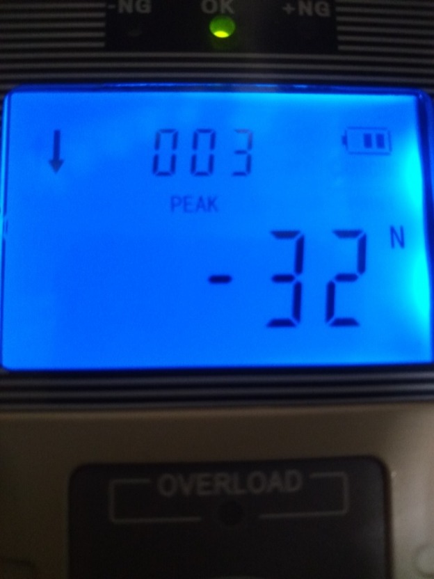 Force Meter Testing - 32 Newtons Output